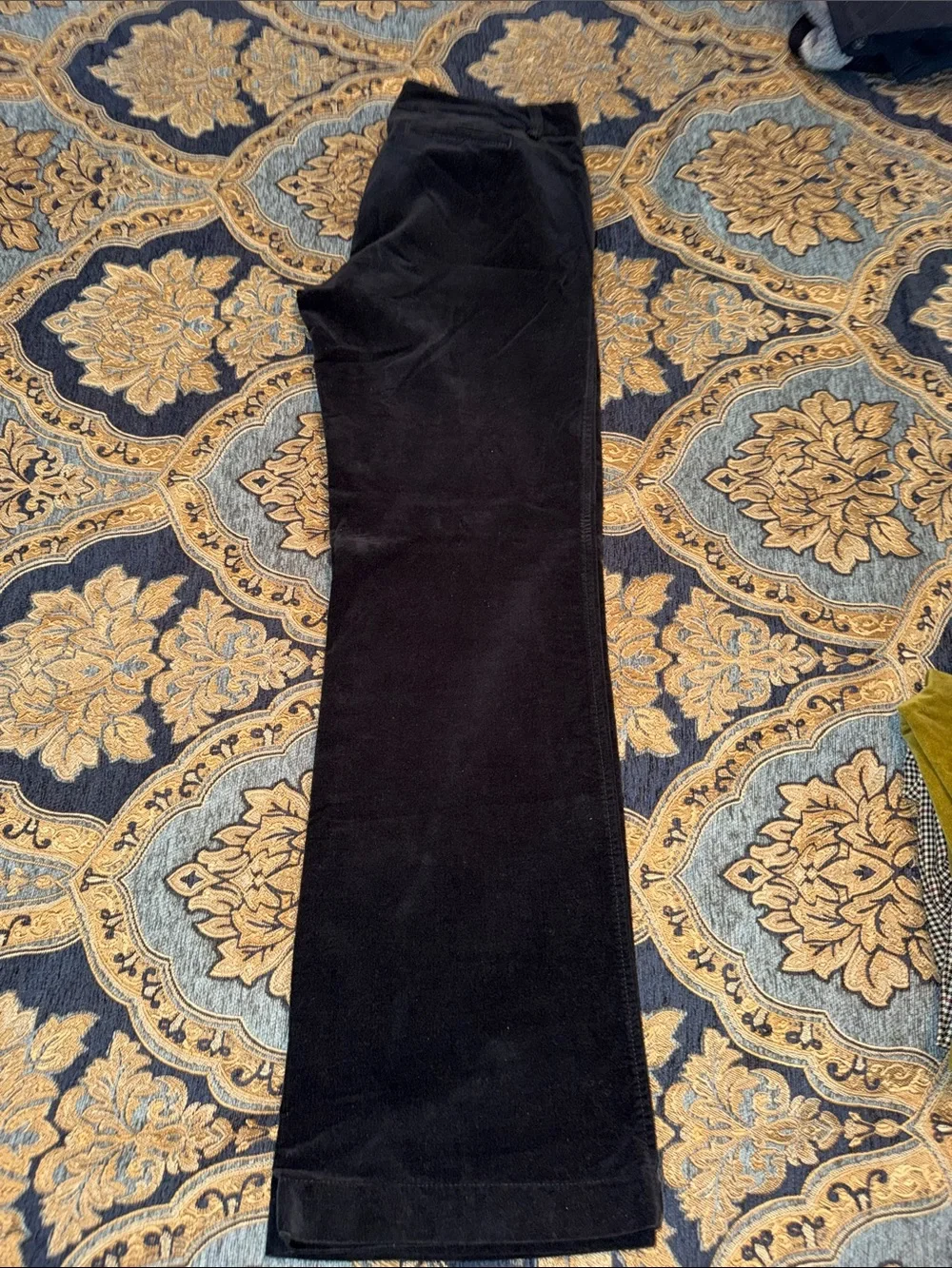 J. Crew Black Velet Flare Pants